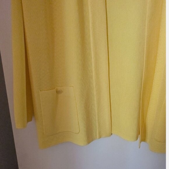 Anne Klein Malibu Sweater NWT Yellow XL - Picture 3 of 8